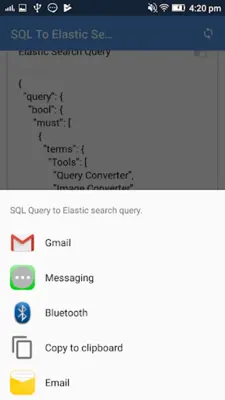 akshaykumar.sqltoelasticsearch android App screenshot 2