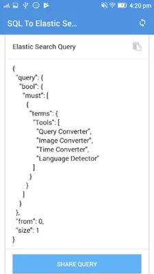 akshaykumar.sqltoelasticsearch android App screenshot 3