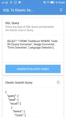 akshaykumar.sqltoelasticsearch android App screenshot 4